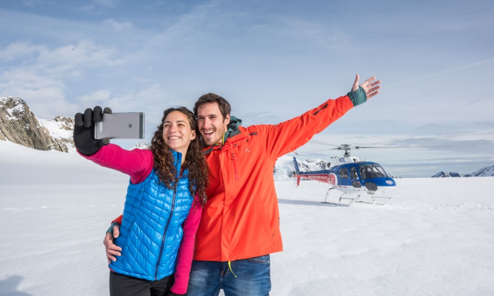 弗朗兹约瑟夫冰川直升机+徒步 / 攀冰